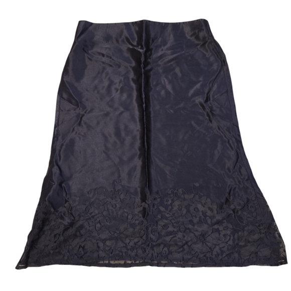 Sisley Black Skirt With Lace Detailing IT Size 42 US size S - Picture 2 of 8
